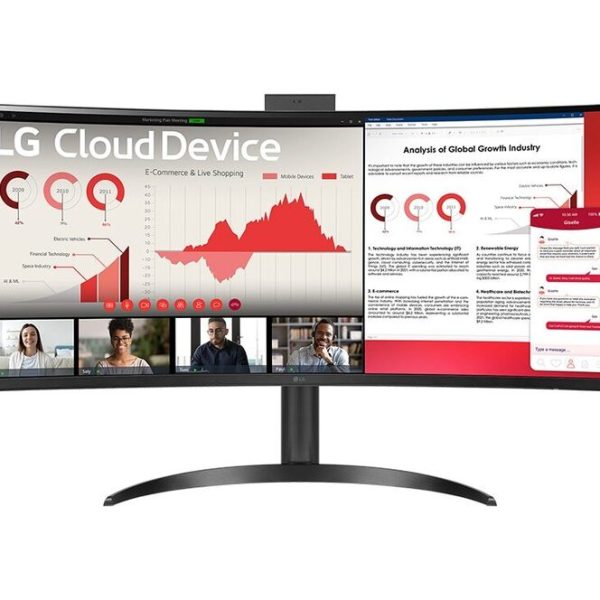 LG 34CR650N-6N - 34" Curved Thin Client All-in-One Monitor