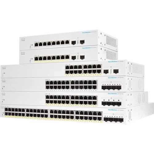 Cisco CBS220-8FP-E-2G-NA CBS220 Smart Switch 8 Port