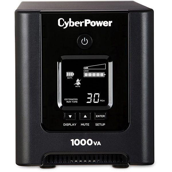 Cyberpower OR1000PFCLCD,1000VA/700W Line Interactive UPS Tower PFC Compatible Sine Wave