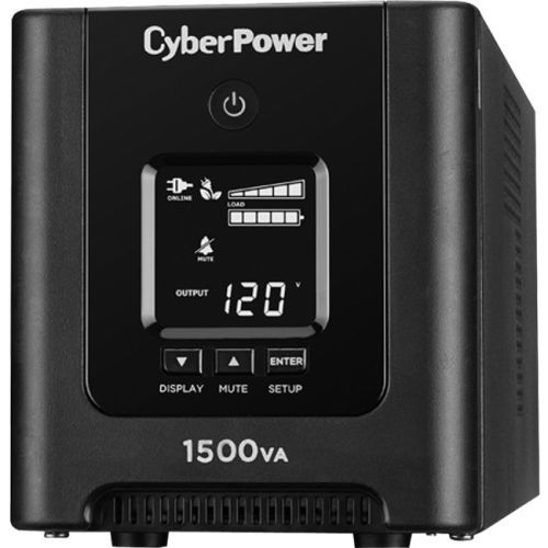 Cyberpower PR3000LCDSL,3000VA/2700W Line Interactive UPS Tower LCD Display Serial Port