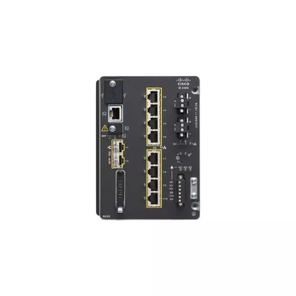 Cisco IE-3300-8T2S-A IE3300 8x1G-T + 2x1G SFP Switch, Ambient Temp