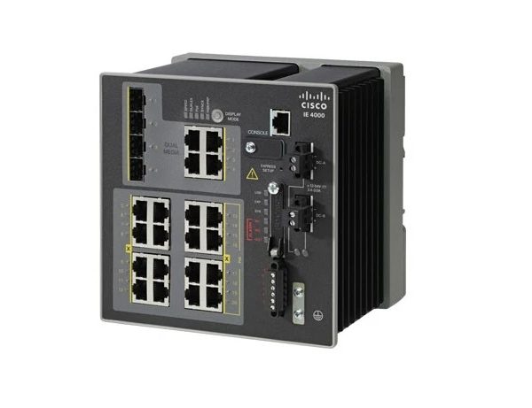 Cisco IE-4000-4S8P4G-E IE4000 4SFP + 8P + 4G Port Switch, Extended Temperature
