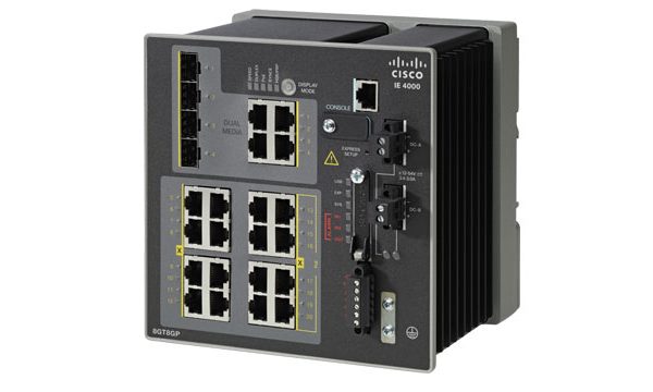 Cisco IE-4000-8GT4G-E IE4000 8GT + 4G Port Switch, Extended Temperature