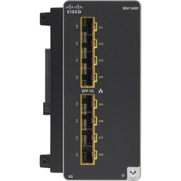 Cisco IEM-3400-8S IE3400 Heavy Duty 8x1G/100FX SFP Module