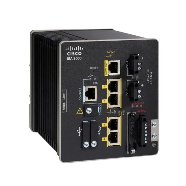 Cisco ISA-3000-4C-K9 Industrial Security Appliance 3000 with 4GE Copper